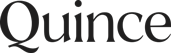 quince logo black
